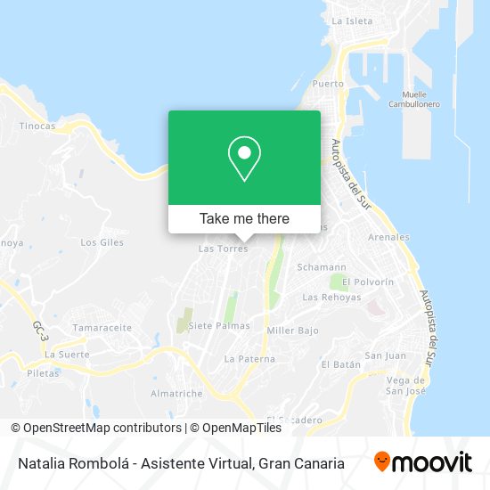Natalia Rombolá - Asistente Virtual map