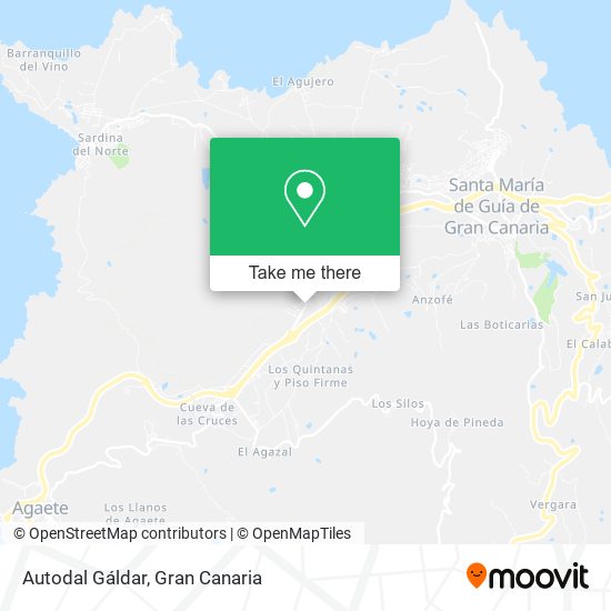 Autodal Gáldar map