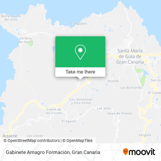 Gabinete Amagro Formación map