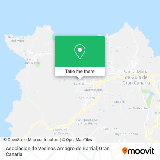 Asociación de Vecinos Amagro de Barrial map