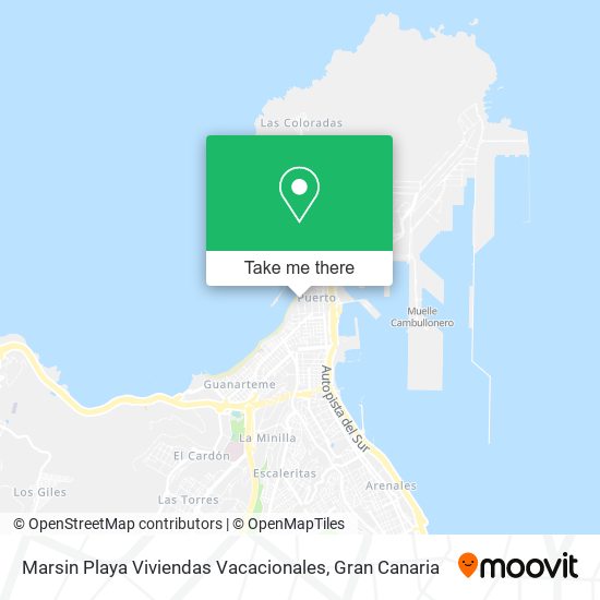 Marsin Playa Viviendas Vacacionales map