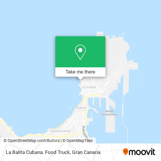 La Balita Cubana. Food Truck map