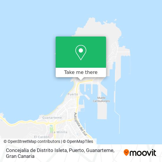 Concejalía de Distrito Isleta, Puerto, Guanarteme map