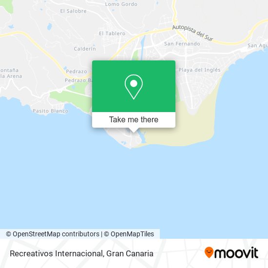Recreativos Internacional map