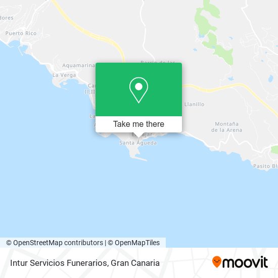 Intur Servicios Funerarios map