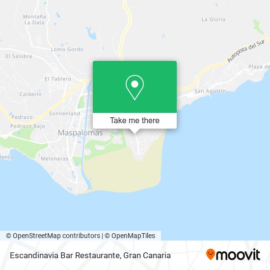 Escandinavia Bar Restaurante map