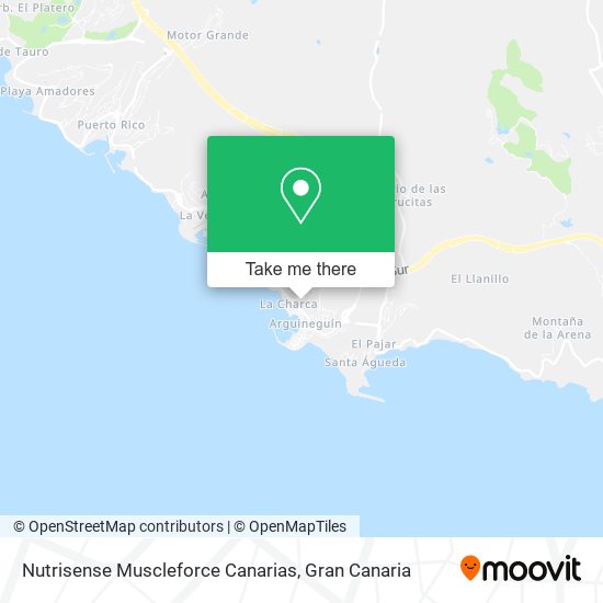 Nutrisense Muscleforce Canarias map