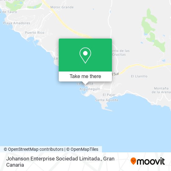 Johanson Enterprise Sociedad Limitada. map