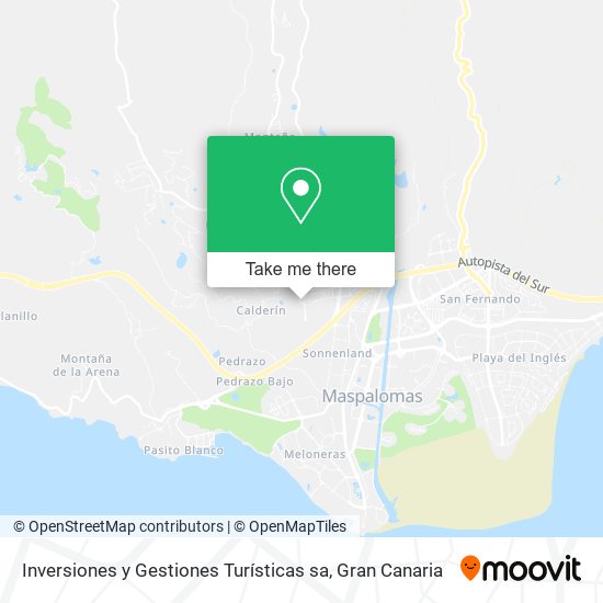 Inversiones y Gestiones Turísticas sa map