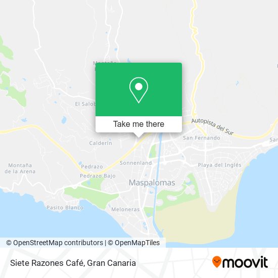 Siete Razones Café map