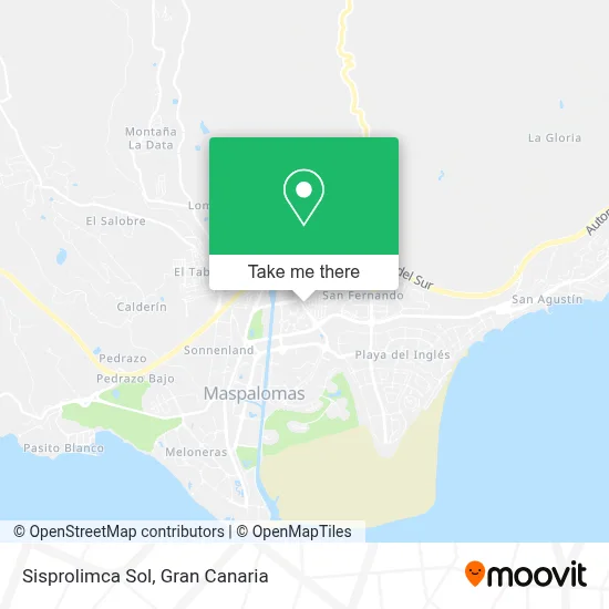 Sisprolimca Sol map