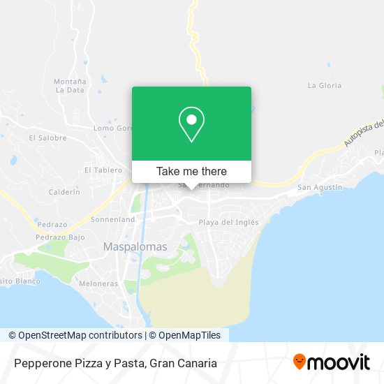 Pepperone Pizza y Pasta map
