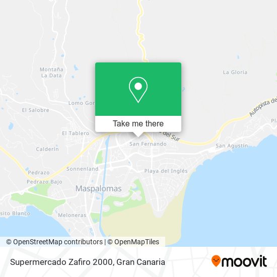 mapa Supermercado Zafiro 2000