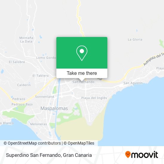 mapa Superdino San Fernando