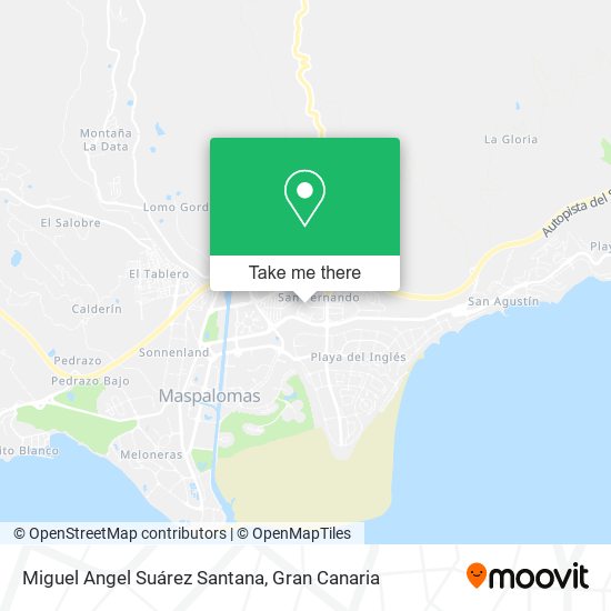 Miguel Angel Suárez Santana map