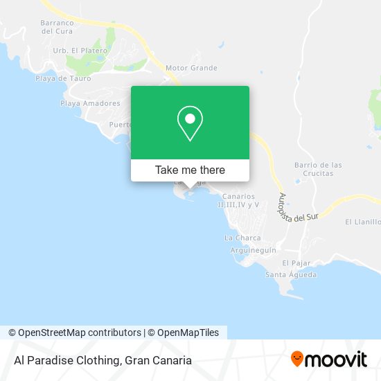 Al Paradise Clothing map