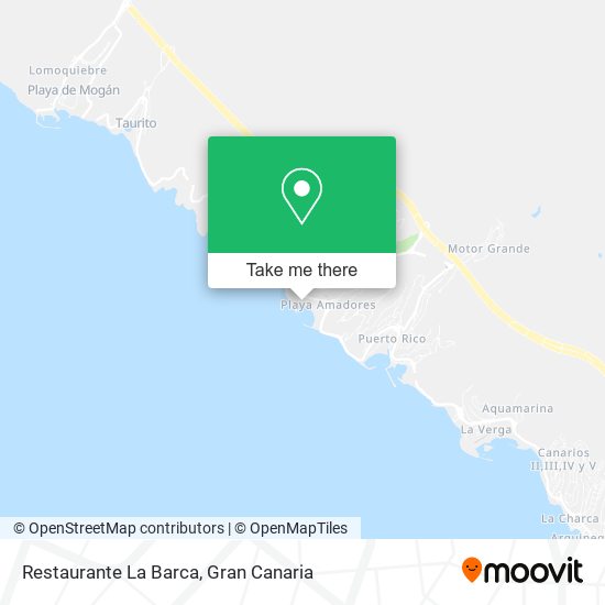 mapa Restaurante La Barca