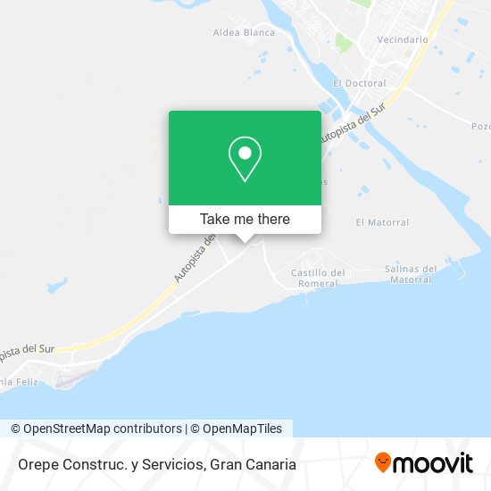 Orepe Construc. y Servicios map