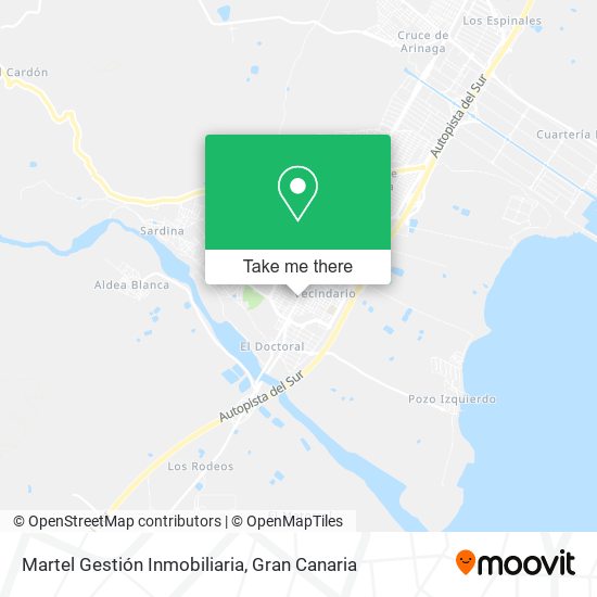 Martel Gestión Inmobiliaria map