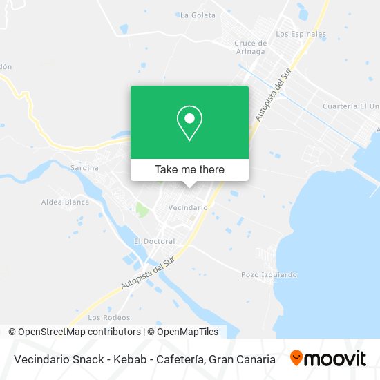 Vecindario Snack - Kebab - Cafetería map