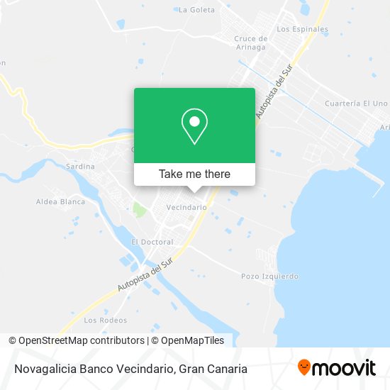Novagalicia Banco Vecindario map