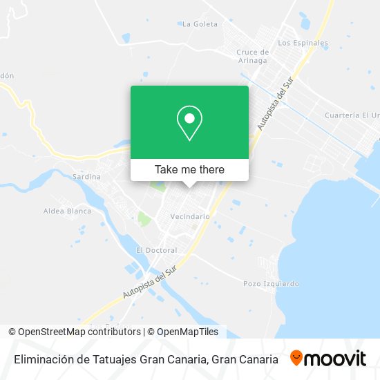 Eliminación de Tatuajes Gran Canaria map