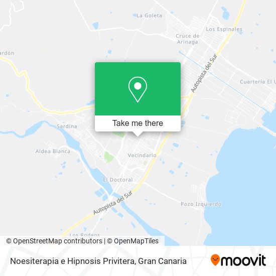 Noesiterapia e Hipnosis Privitera map