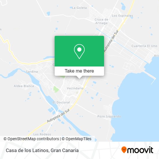 Casa de los Latinos map