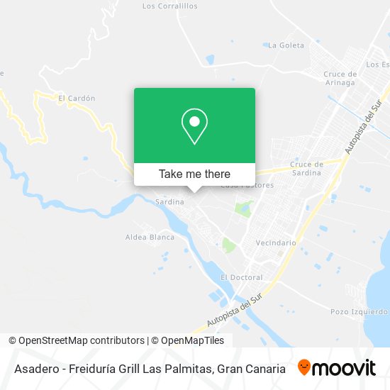 Asadero - Freiduría Grill Las Palmitas map