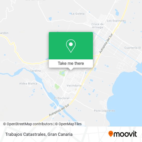 Trabajos Catastrales map