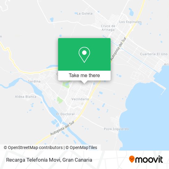 Recarga Telefonía Movi map