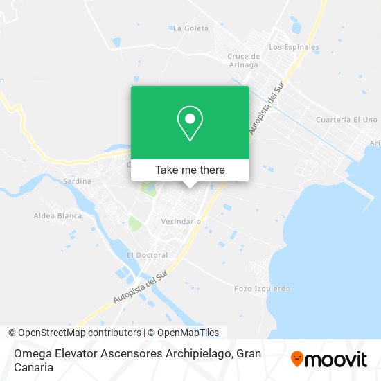 Omega Elevator Ascensores Archipielago map