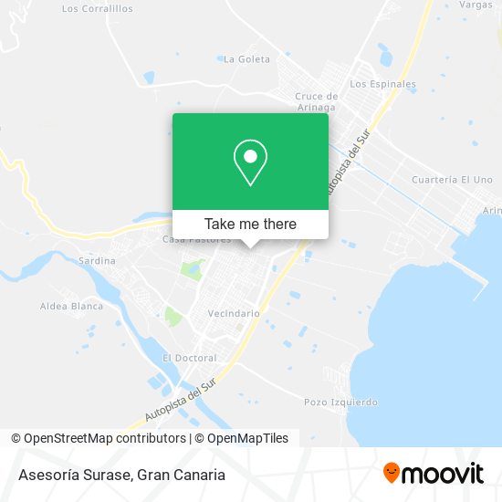 Asesoría Surase map