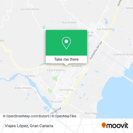 Viajes López map