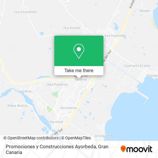 Promociones y Construcciones Ayorbeda map