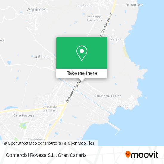 Comercial Rovesa S.L. map
