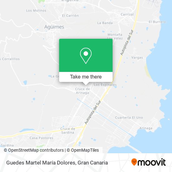 mapa Guedes Martel María Dolores