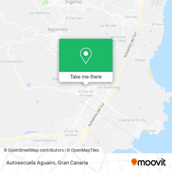 Autoescuela Aguairo map