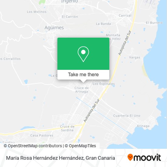María Rosa Hernández Hernández map