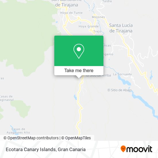 Ecotara Canary Islands map