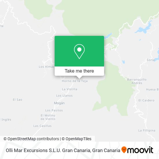 Olli Mar Excursions S.L.U. Gran Canaria map