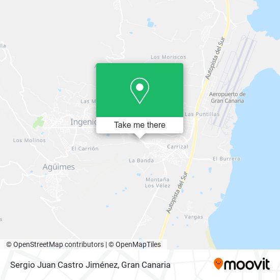 Sergio Juan Castro Jiménez map