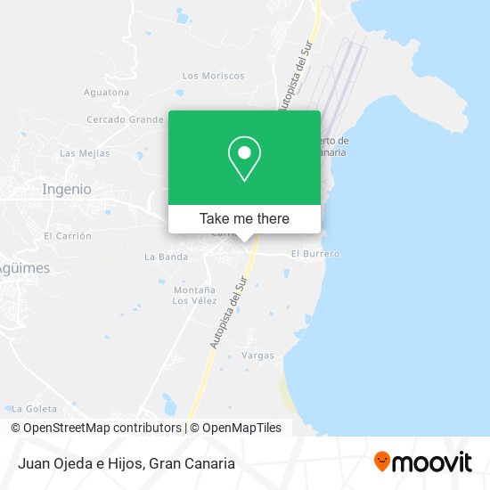 Juan Ojeda e Hijos map