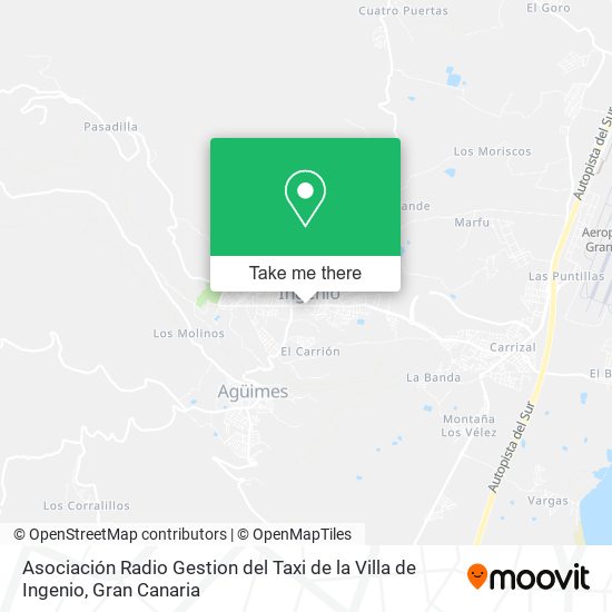 Asociación Radio Gestion del Taxi de la Villa de Ingenio map