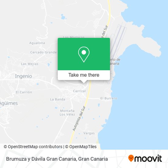 Brumuza y Dávila Gran Canaria map