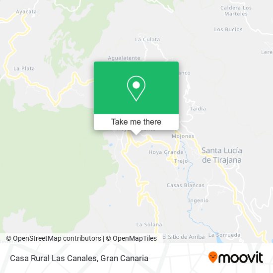 Casa Rural Las Canales map