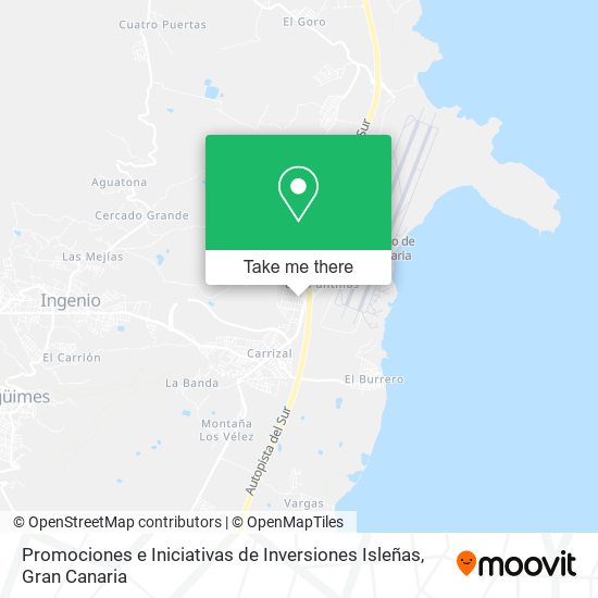 Promociones e Iniciativas de Inversiones Isleñas map