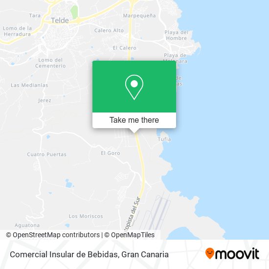 Comercial Insular de Bebidas map
