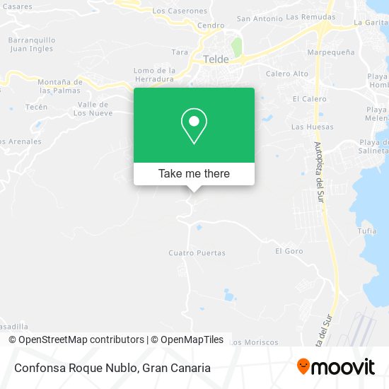 Confonsa Roque Nublo map