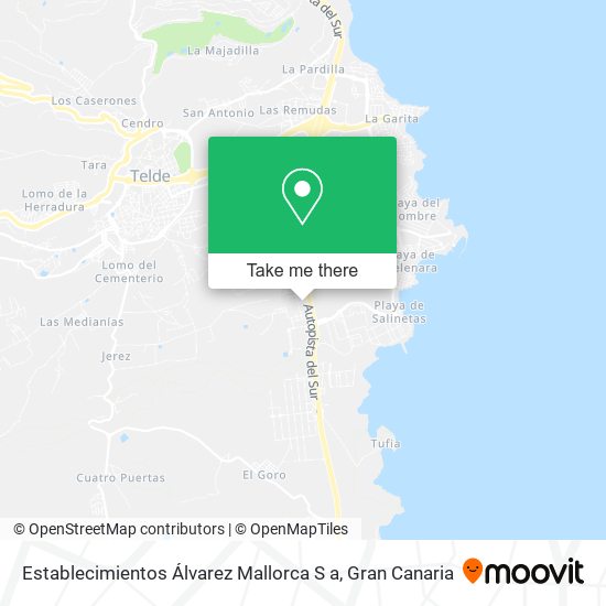 mapa Establecimientos Álvarez Mallorca S a